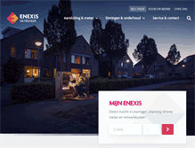 Tablet Screenshot of enexis.nl